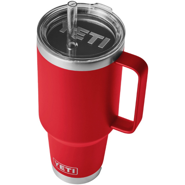 2025 YETI Rambler ® 35 OZ Strohhalm Becher 70000003652 - Rescue Red